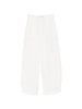 Pantaloni affusolati in pizzo in bianco Rowen rose - donna