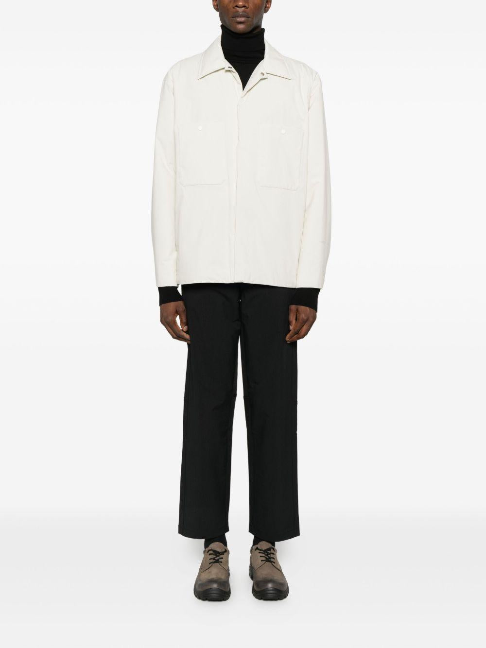 Cappotto monopetto in bianco Laminar - uomo 