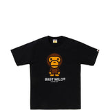 T-shirt con grafica di baby milo in nero A bathing ape - uomo 