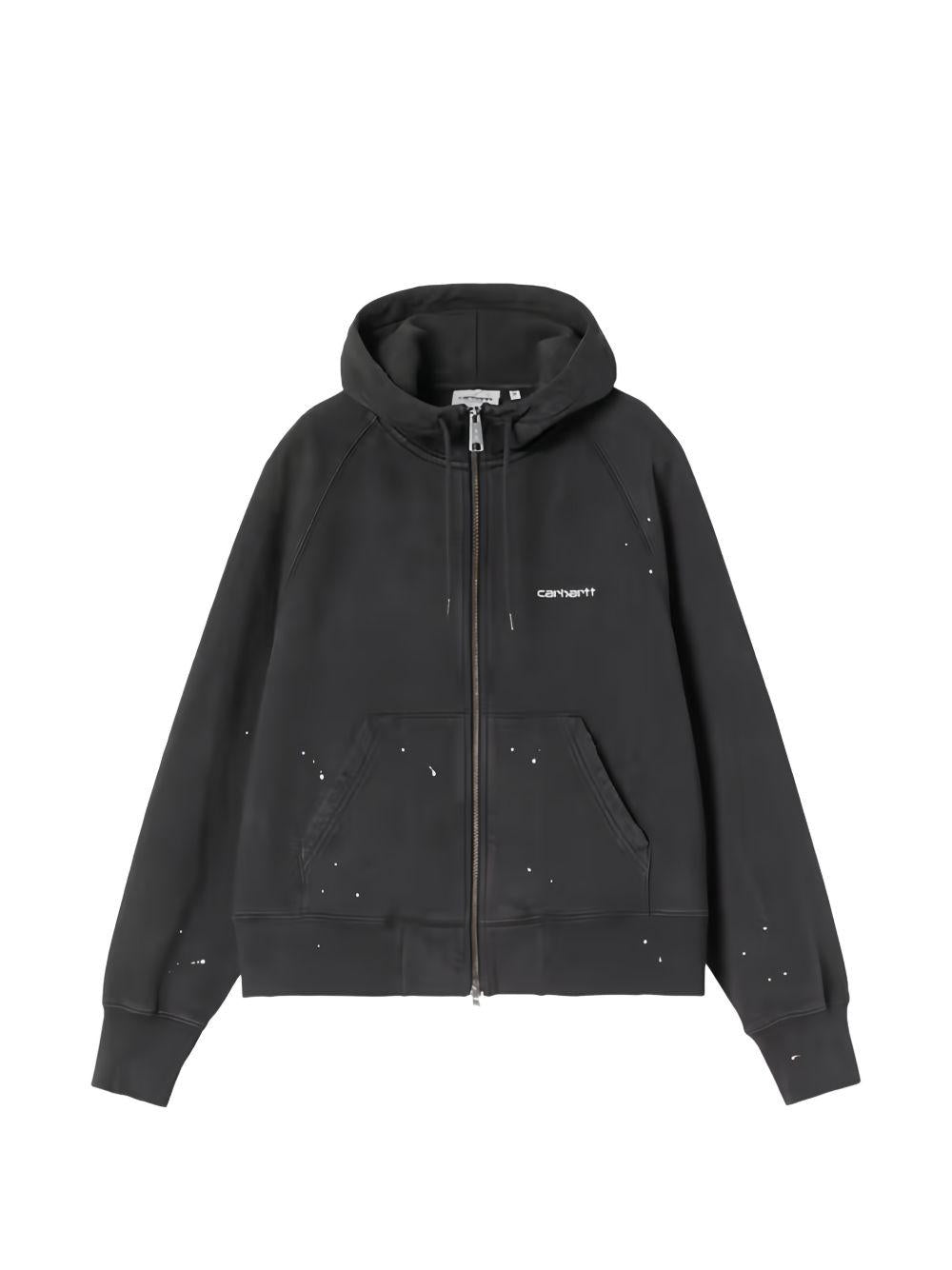 Felpa con cappuccio painter in nero carhartt wip - donna 
