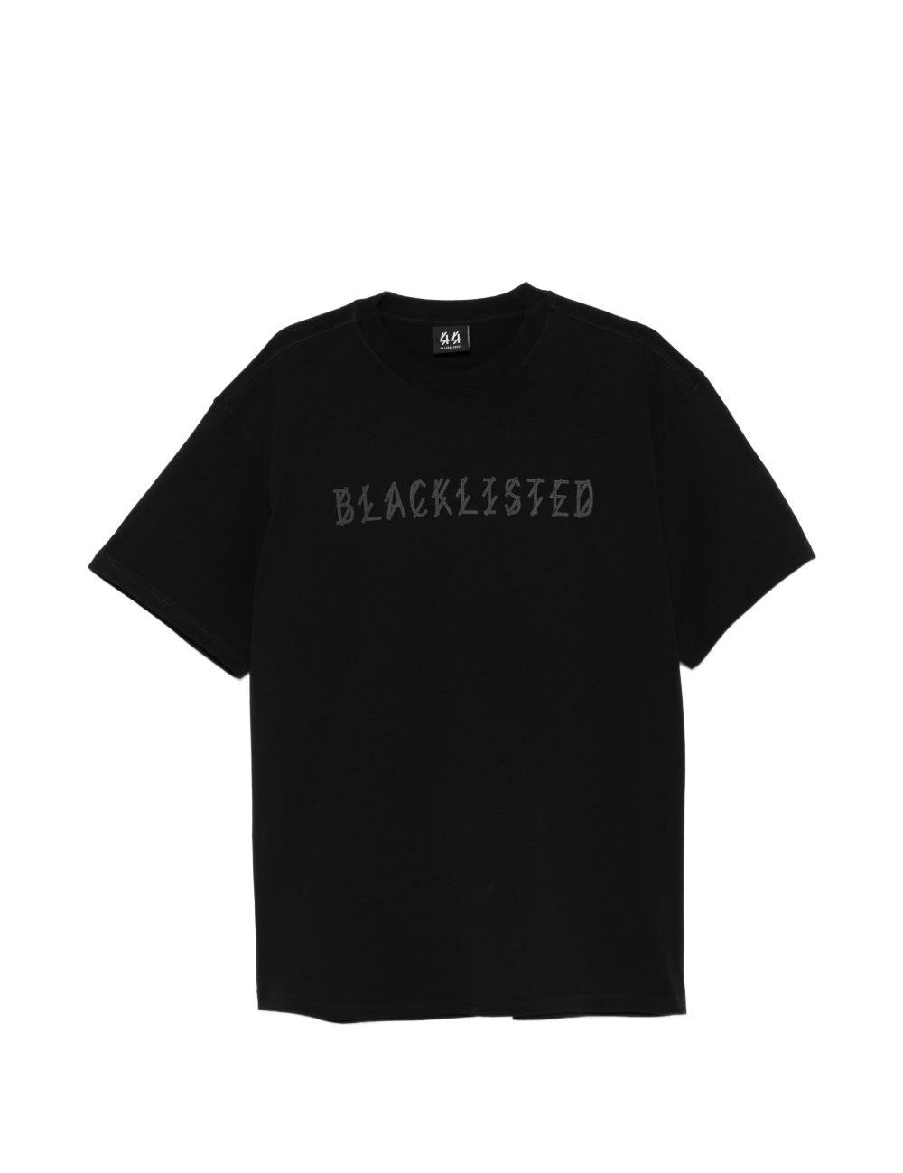 T-shirt con stampa grafica in nero 44 label group - uomo 