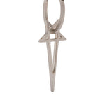 Orecchino Pentagram in argento 