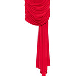 Gonna drappeggiata in rosso The andamane - donna 