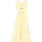 Abito midi con cintura in vita in giallo Zimmermann - donna 