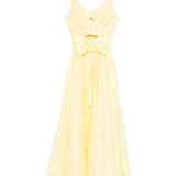 Abito midi con cintura in vita in giallo Zimmermann - donna 