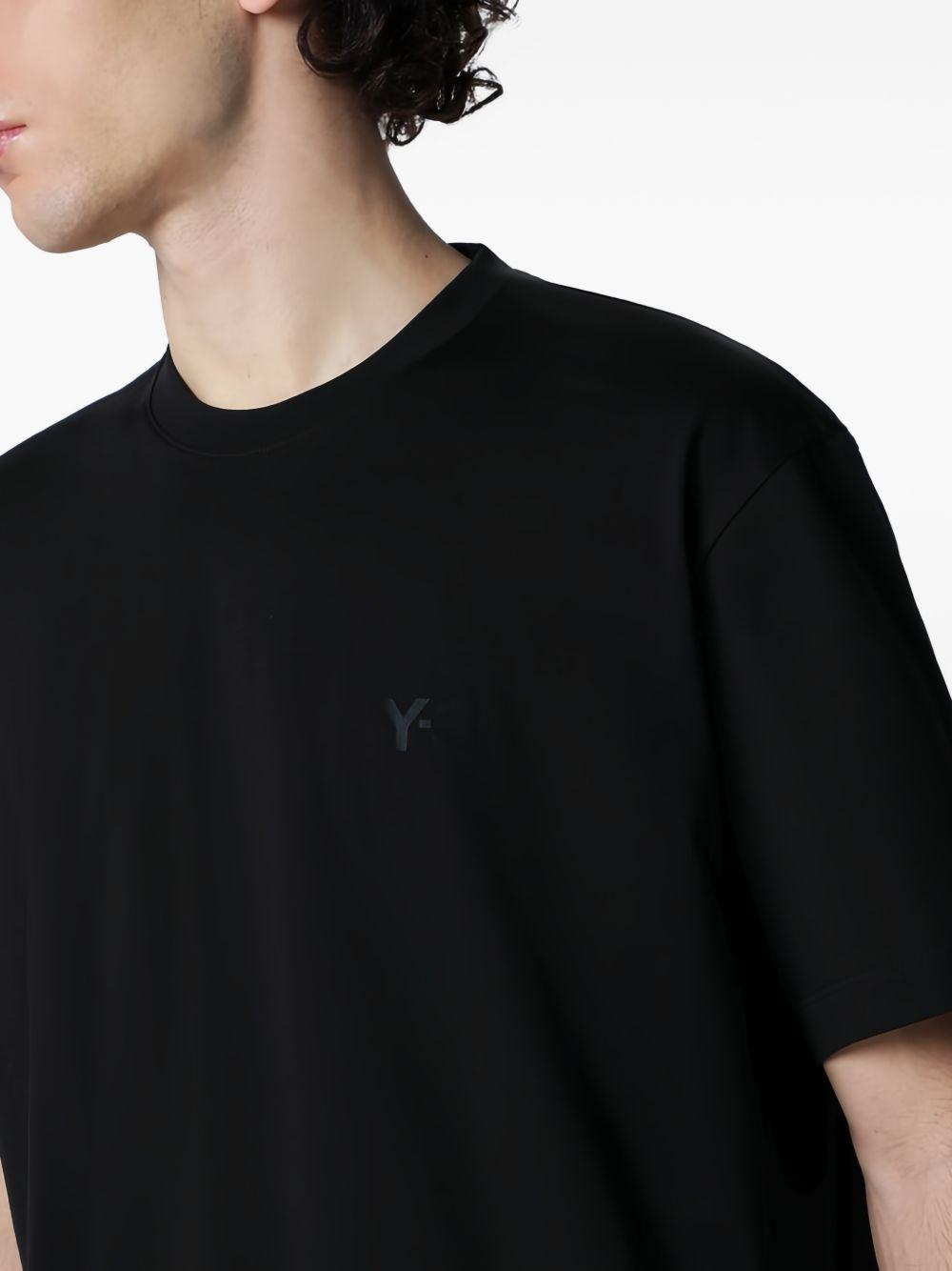 T-shirt con logo in nero Y-3 - uomo 