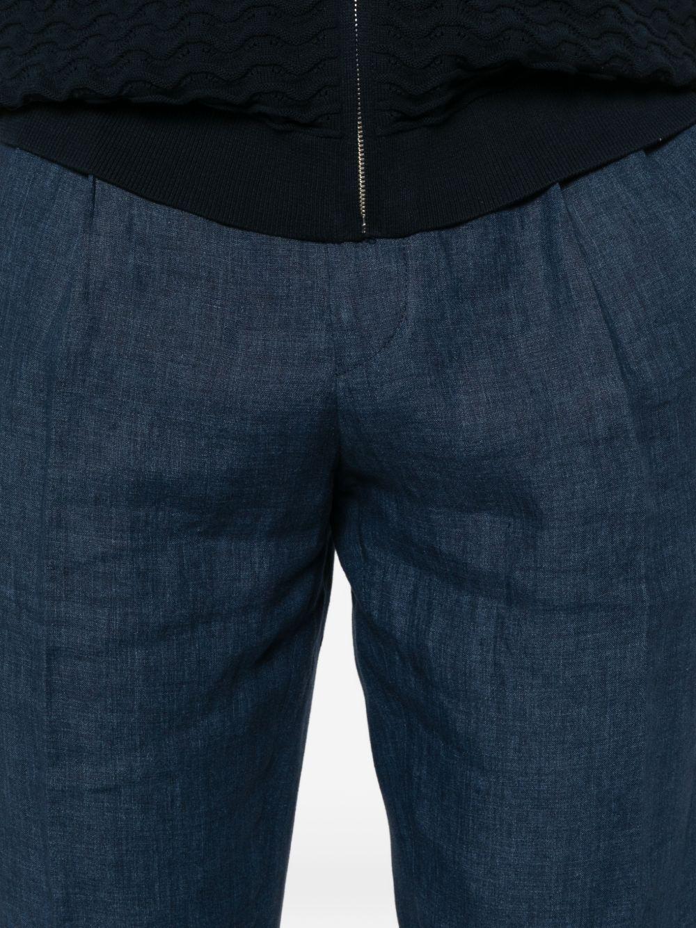 Pantaloni a pieghe con fibbia in blu Briglia 1949 - uomo 
