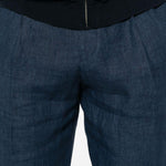 Pantaloni a pieghe con fibbia in blu Briglia 1949 - uomo 