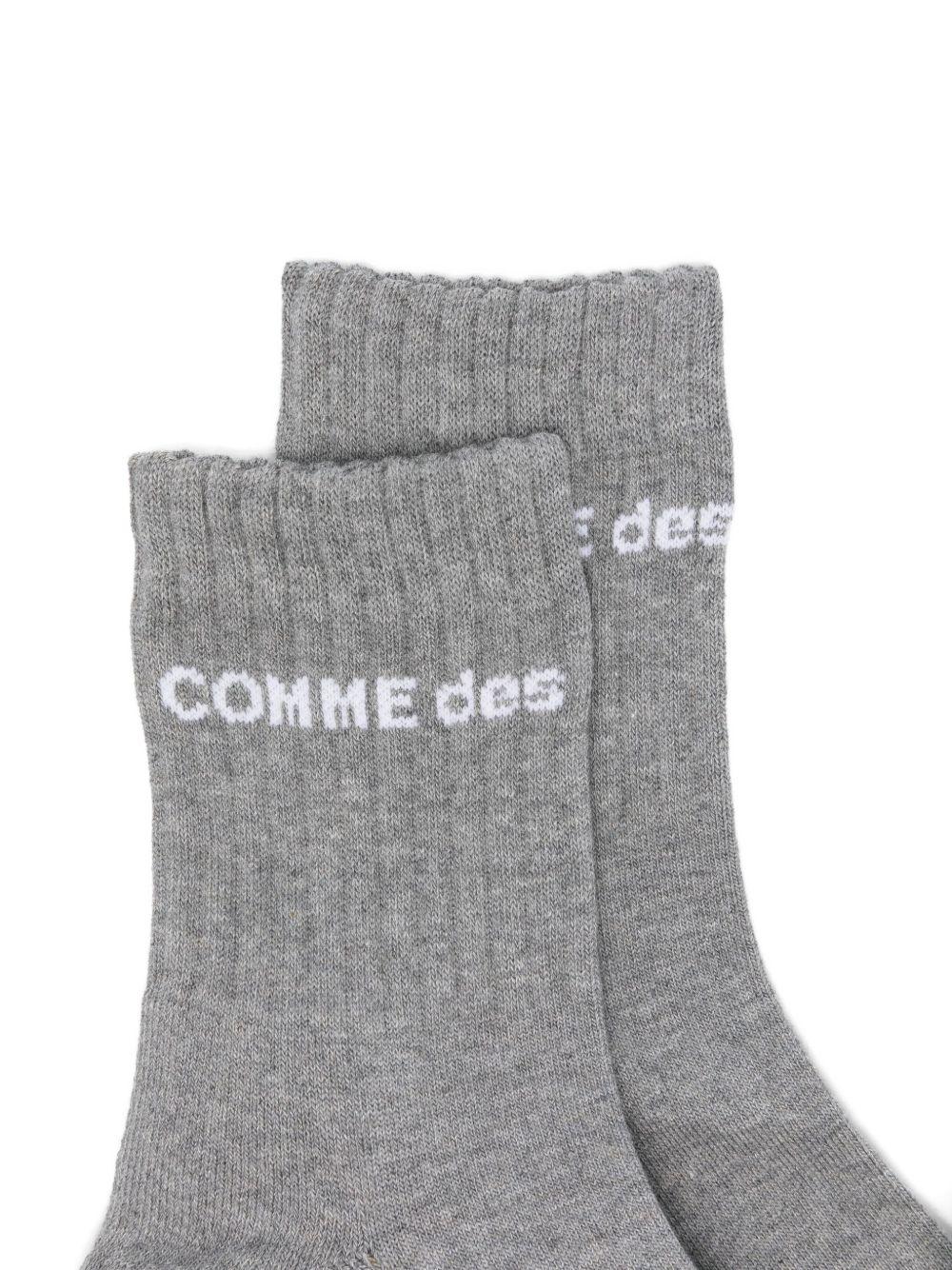 Calzini con dettaglio del logo in grigio Comme des garcons homme plus - uomo 