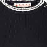 Maglione con effetto consumato in nero Marni - donna 