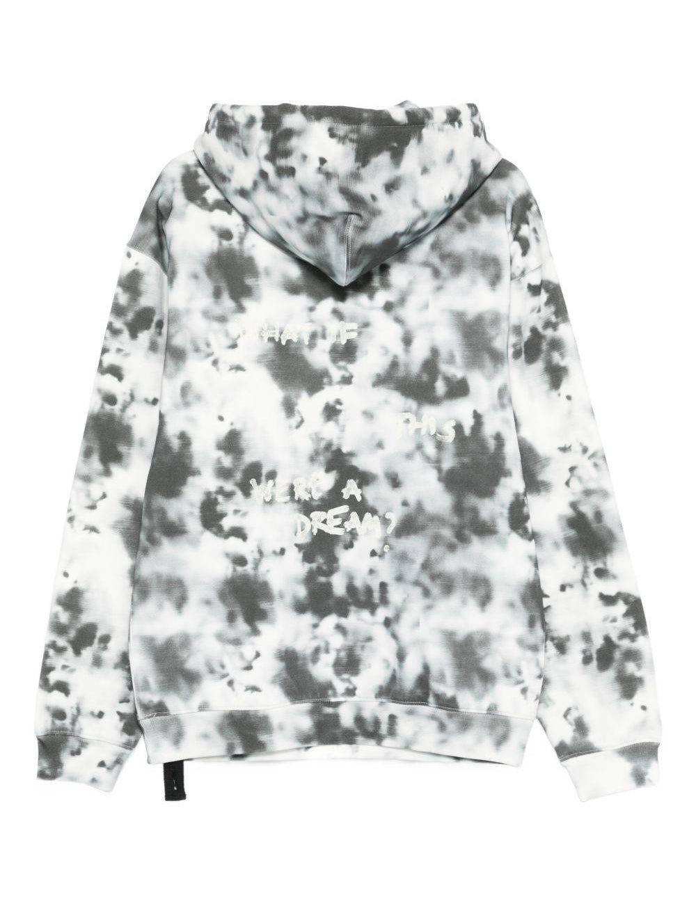Felpa con cappuccio in bianco Oamc peacemaker - uomo 