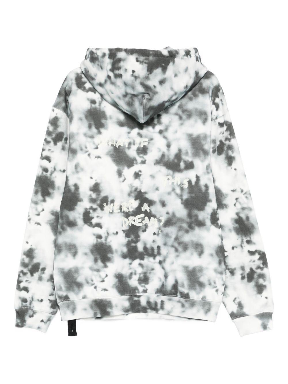Felpa con cappuccio in bianco Oamc peacemaker - uomo 