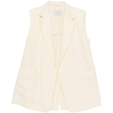 Gilet oversize in avorio Maxmara sportmax - donna 