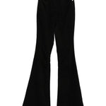 Jeans a zampa in nero Rick owens - donna 