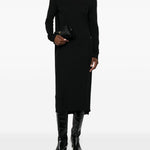 Abito a maniche lunghe Cocoon in nero Toteme - donna 