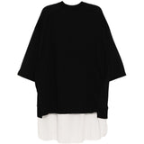 T-shirt con cut-out in nero Undercover - uomo 