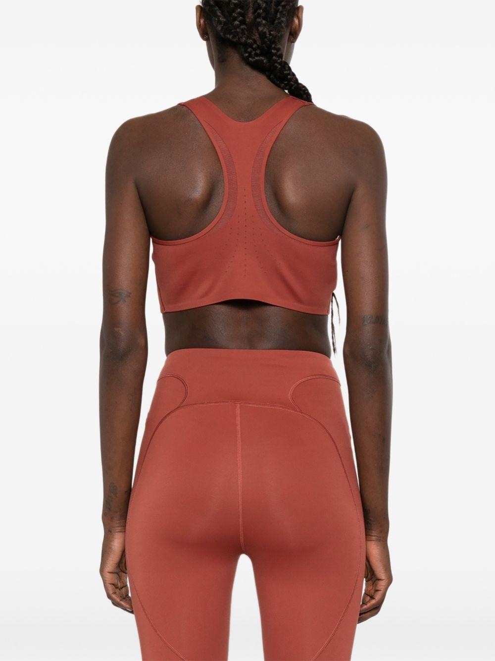 Reggiseno sportivo in rosa cipolla Adidas By Stella Mc Mcartney - donna 