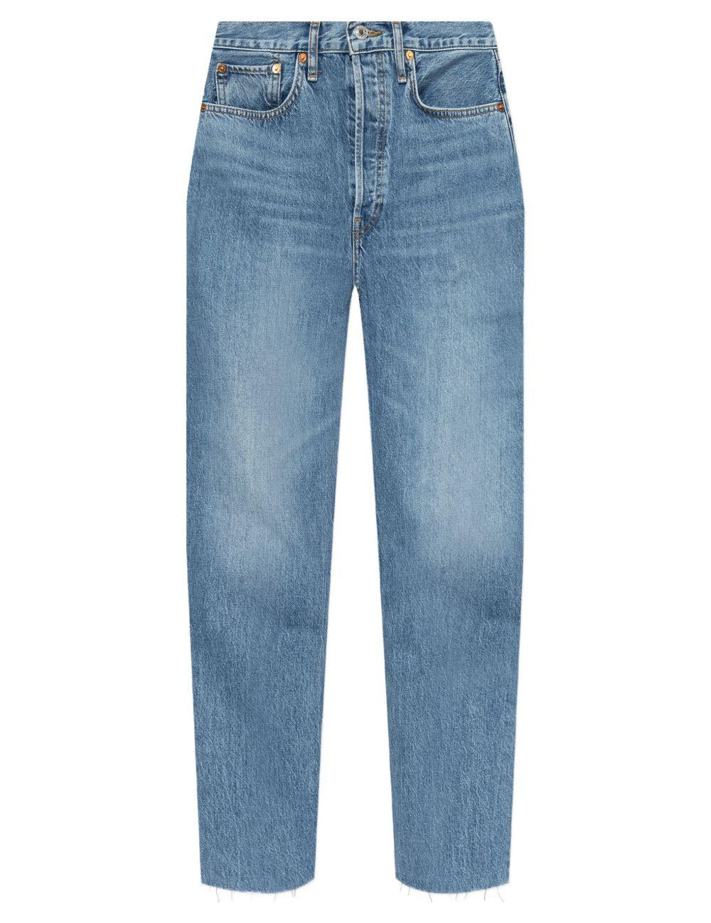 Jeans 70s Stove Pipe in blu Re/done - donna 