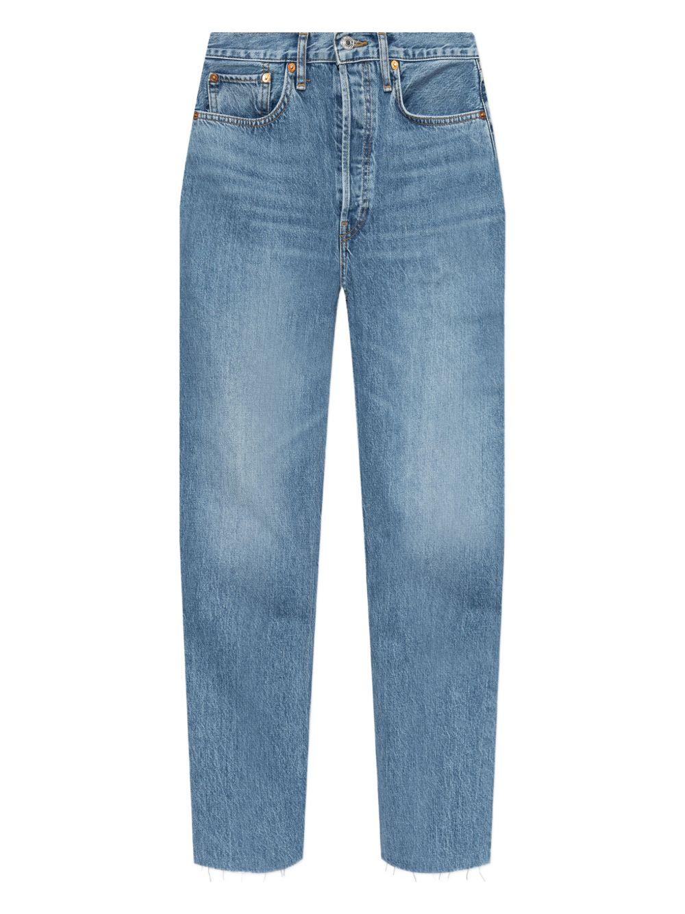 Jeans 70s Stove Pipe in blu Re/done - donna 