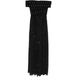 Abito lundo a pois in nero Elie Saab - donna 