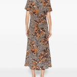 Abito midi crespo multicolore Max Mara Weekend - donna 