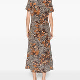 Abito midi crespo multicolore Max Mara Weekend - donna 