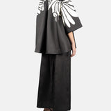 Blusa in mikado in nero e bianco Elie Saab - donna 