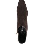 Stivaletti a punta in marrone Victoria beckham - donna 