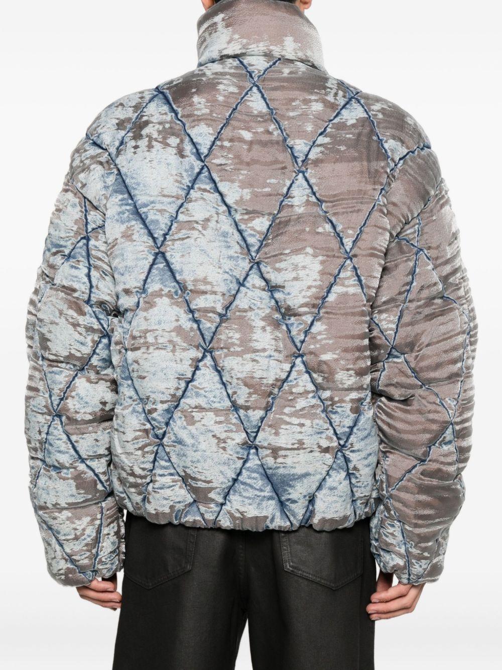 Giacca denim con effetto schiarito in blu Diesel - uomo 