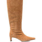 Stivali in camoscio al ginocchio in beige Staud - donna 