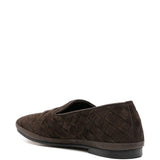 Mocassini intrecciati in marrone Henderson baracco - uomo 
