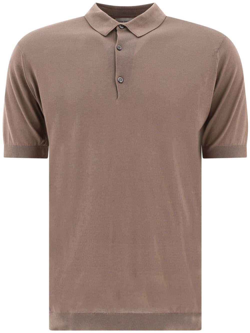Polo Adrian in beige John smedley - uomo 