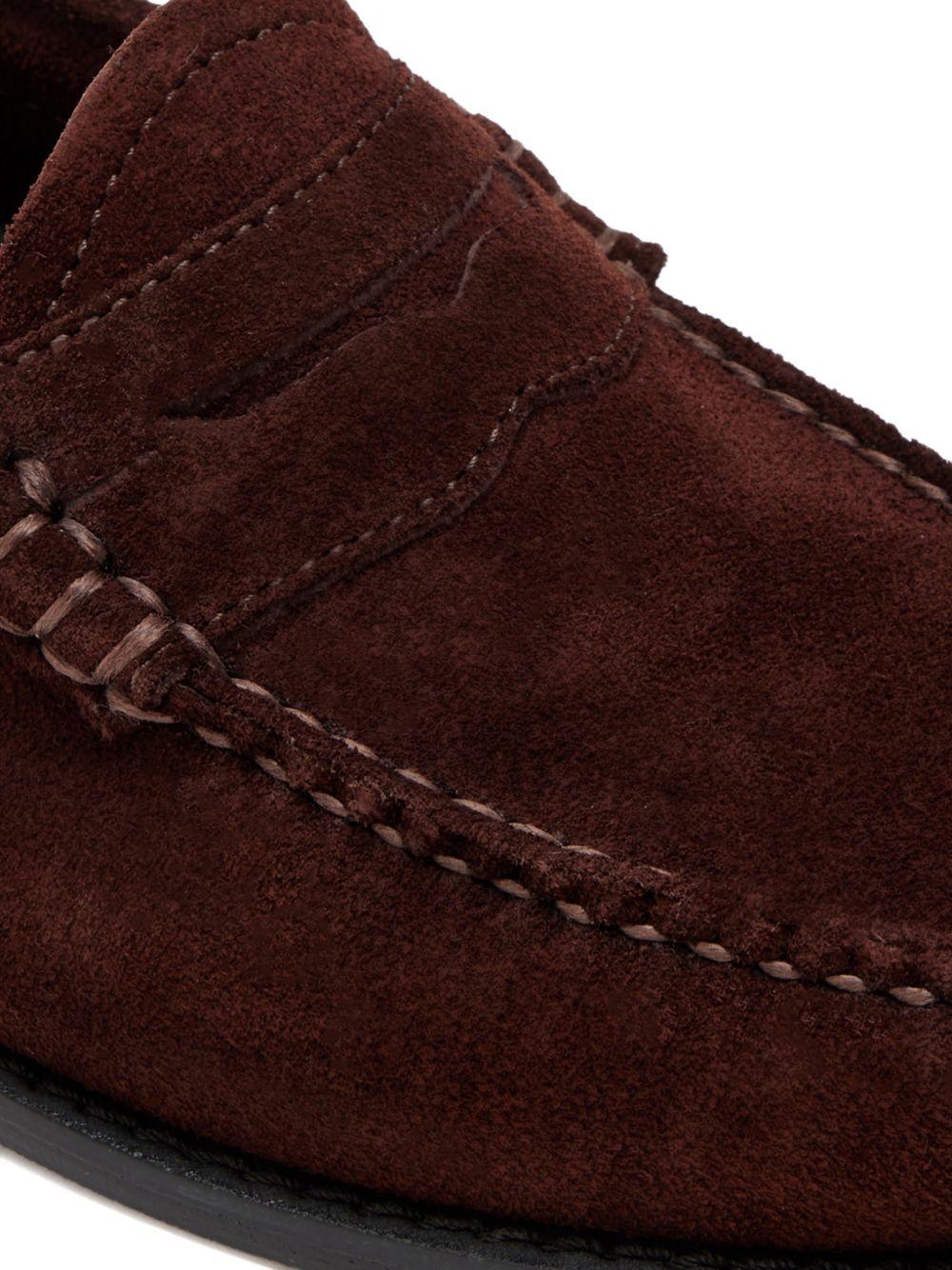 Mocassini in camoscio Weejuns in marrone Gh bass - donna 