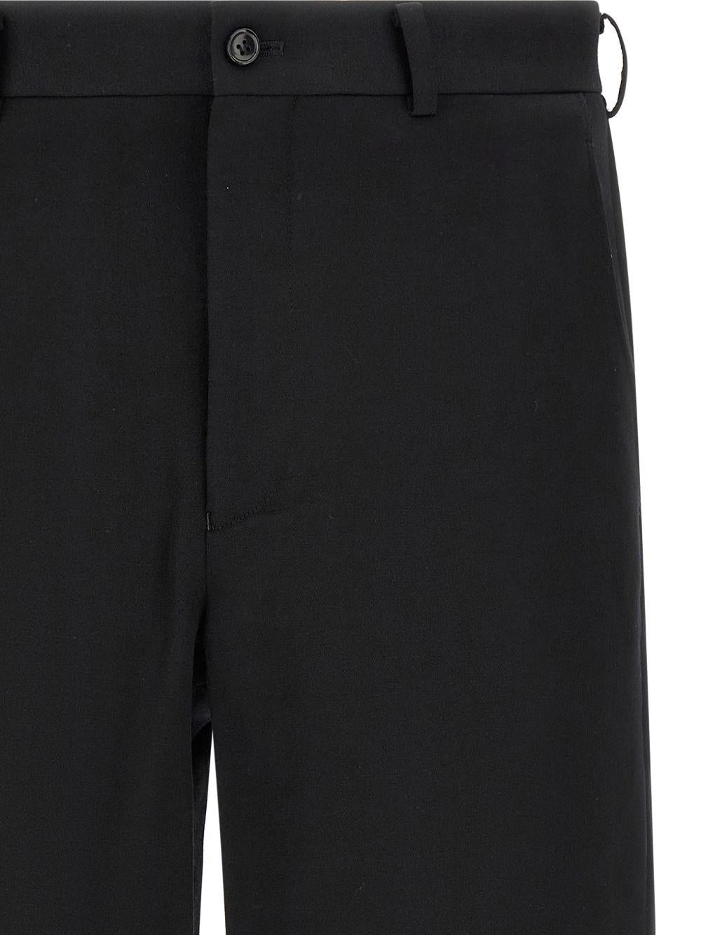 Shorts in lana in nero Comme des garcons homme plus - uomo 