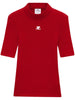 Maglione a coste Reedition in rosso Courrèges - donna