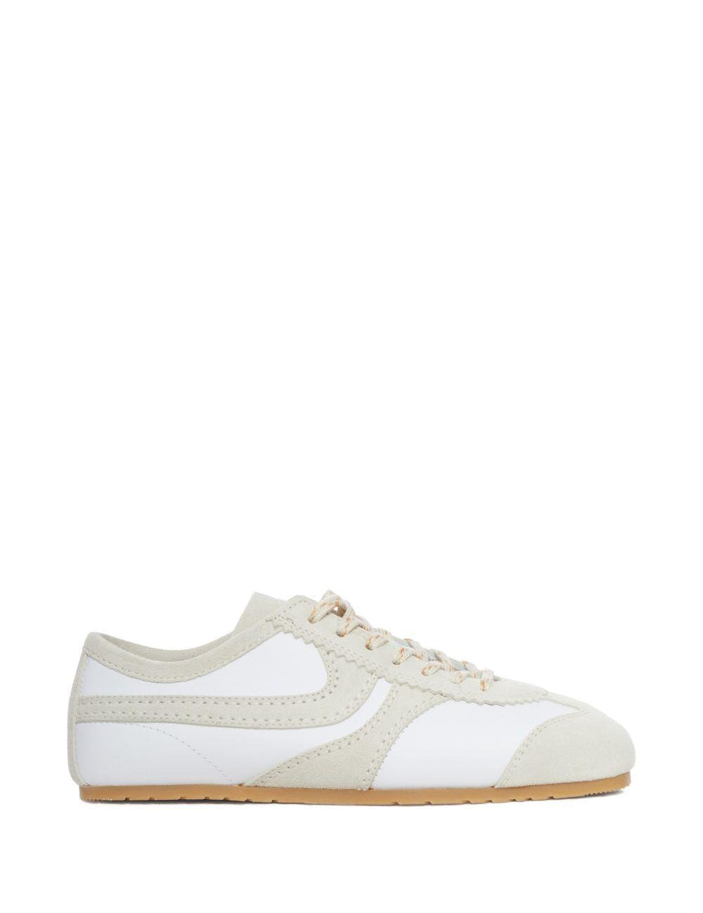 Sneakers con lacci in bianco Dries van noten - donna 