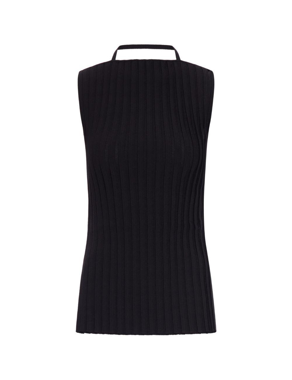 Top drago in nero Max Mara Sportmax- donna 