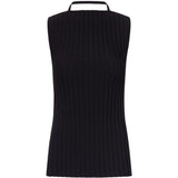 Top drago in nero Max Mara Sportmax- donna 