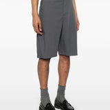 Bermuda twisted in grigio medio YMC - uomo 