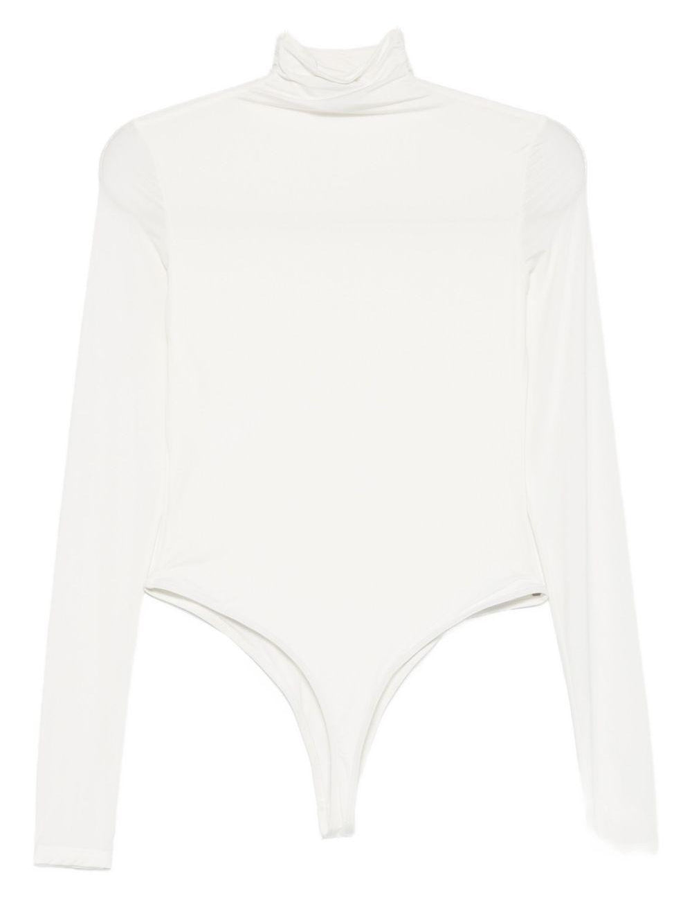 Body a collo alto in bianco Wardrobe.Nyc - donna 