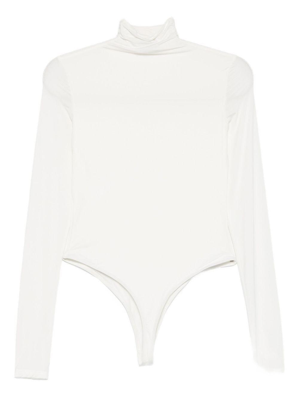 Body a collo alto in bianco Wardrobe.Nyc - donna 