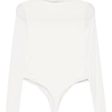 Body a collo alto in bianco Wardrobe.Nyc - donna 