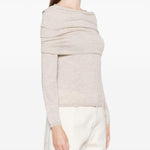Maglione con spalle scoperte faretra in beige Maxmara - donna 