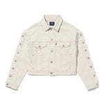 Giacca denim in bianco Levi's blue tab - uomo 