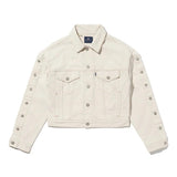 Giacca denim in bianco Levi's blue tab - uomo 