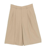 Shorts con pieghe in beige Ami paris - donna 