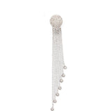 Orecchini pendenti con frange in argento Alessandra rich - donna 