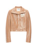 Giacca in vinile reedition color bronzo Courrèges - donna