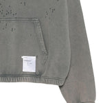 Felpa con cappuccio mothtech in grigio Satisfy - unisex 