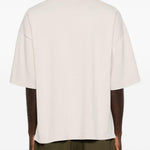 T-shirt squadrata in bianco Entire studios - unisex 